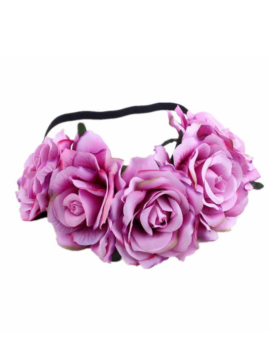 Girls Large Flower Halo