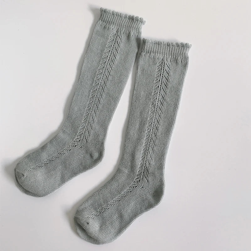 Cotton Knee-High Socks: Breathable & Stylish