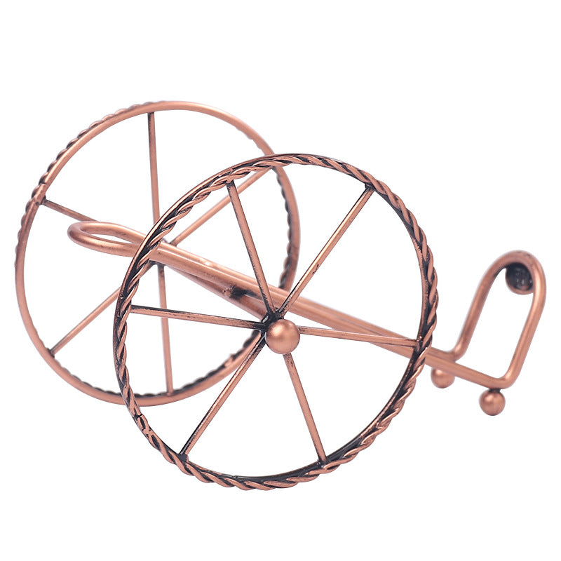 European Metal Wine Rack Ornament