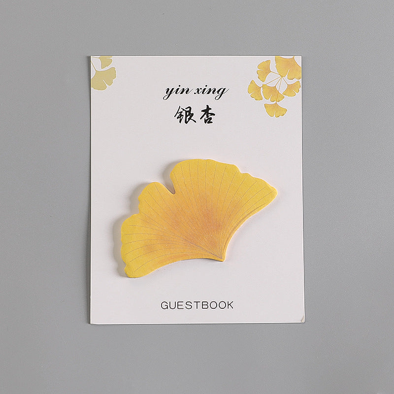 Paper Creative Leaf Maple Leaf Ginkgo Sticky Notes