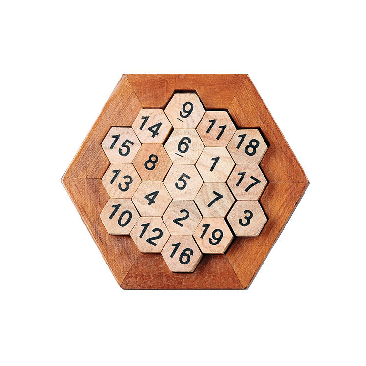 Educational Wooden Shaped Blocks Puzzle for Kids