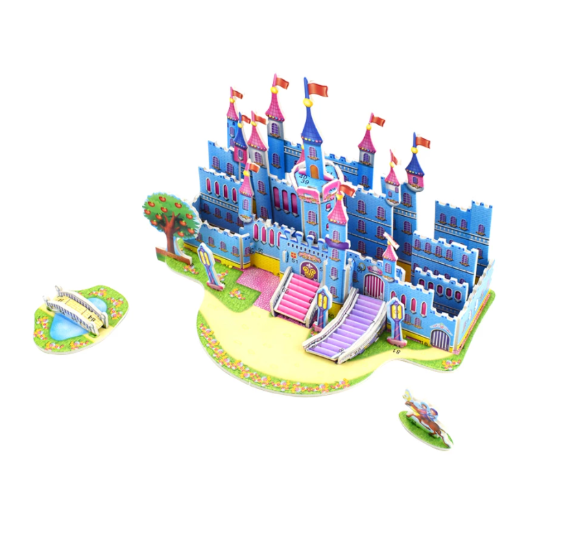 3D Paper Puzzle for Kids - Educational DIY Toy
