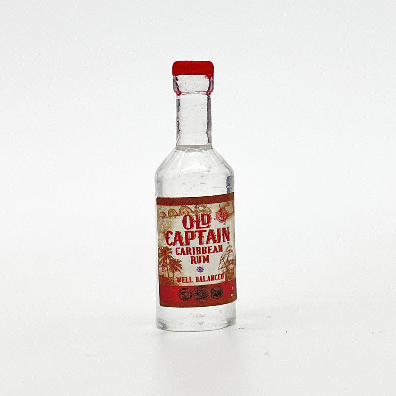 Cute 10pc Mini Resin Liquor Bottles