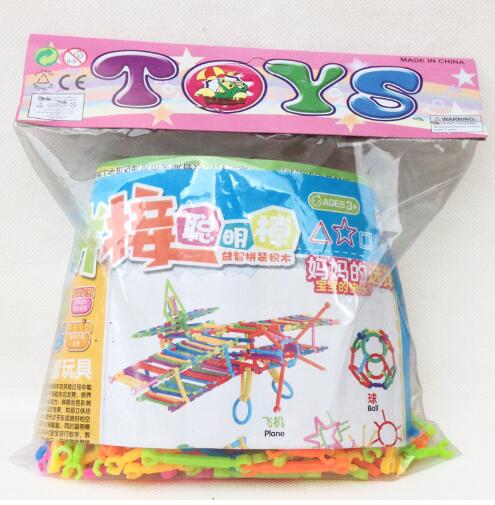 DIY Smart Stick Plastic Blocks- 256pcs Educational Building Set