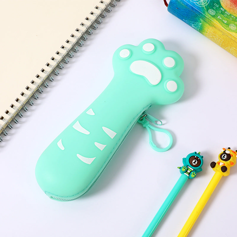 Creative Cat Claw Silicone Pencil Case