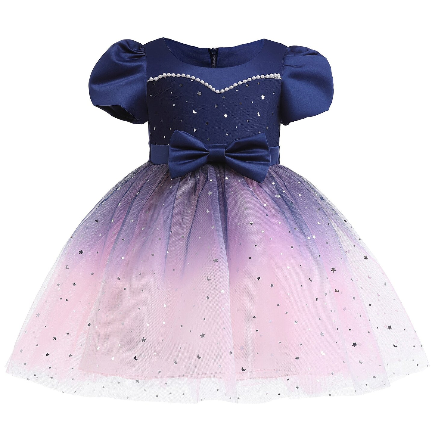 Rainbow Stars Long Sleeved Unicorn Dress