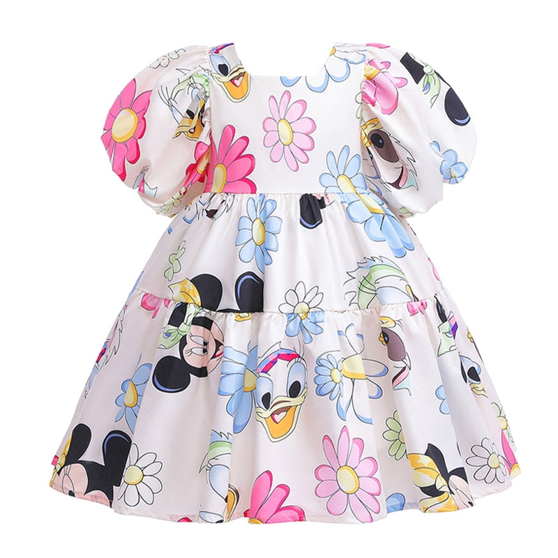 Denim Floral Summer Dress