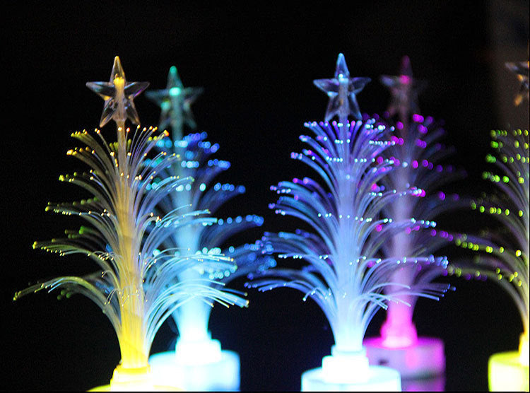 LED Colorful Plastic Christmas Trees