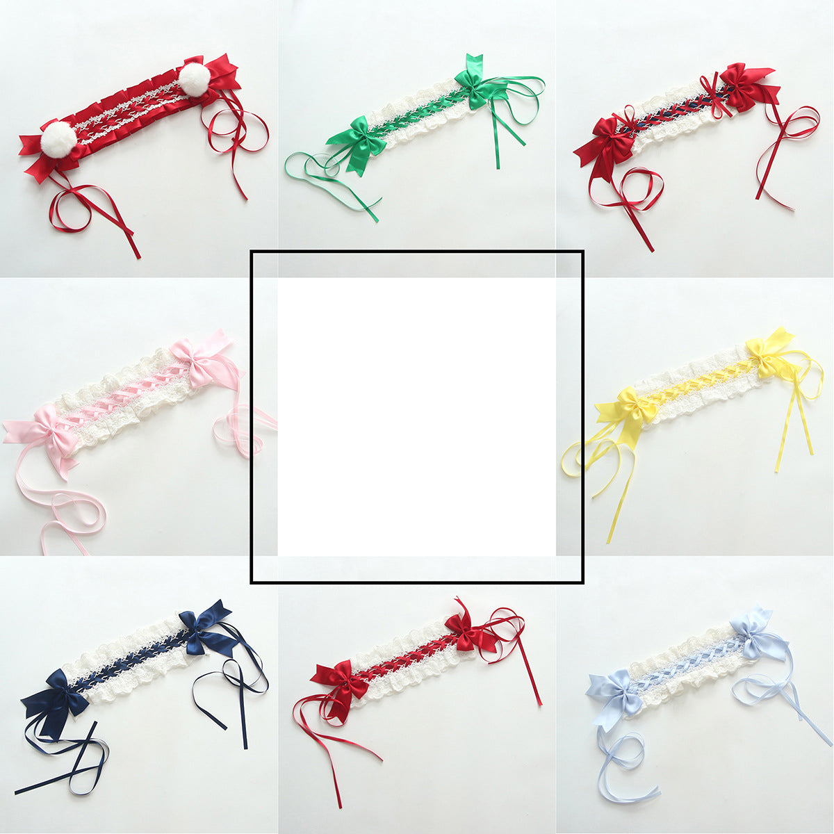 Girls Flower Bow Lace Birthday Party Accessories Headwear