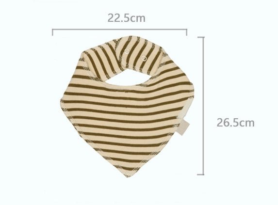 Unisex Striped Print Baby Bibs Wholesale