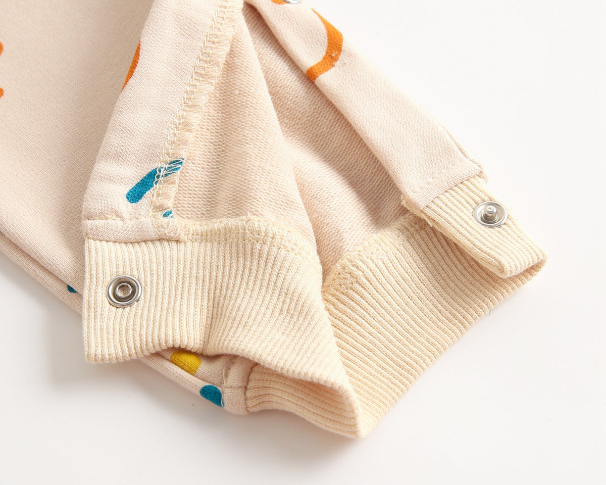 Baby Girls Rompers And Jumpsuits And Bow Headwear