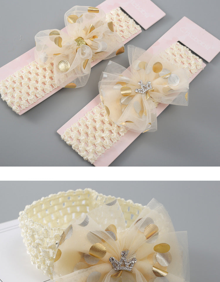 Girls Polka dots Bow Accessories Headwear Wholesale 220620128