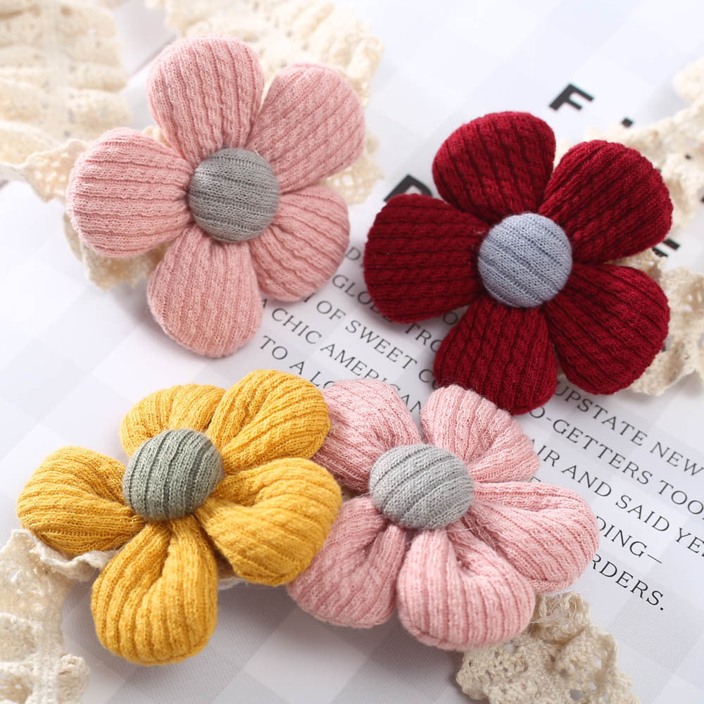 Girls Flower Embroidered Accessories Headwear