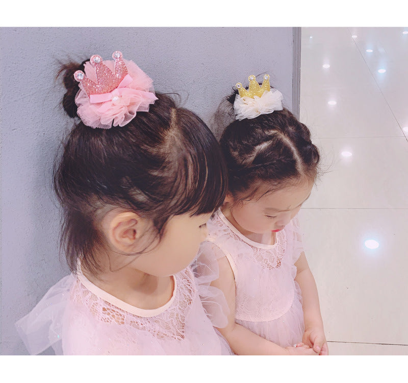 Girls Color-blocking Bow Accessories Headwear