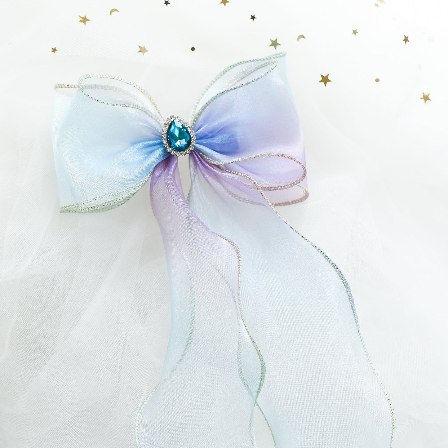 Girls Color-blocking Bow Accessories Headwear