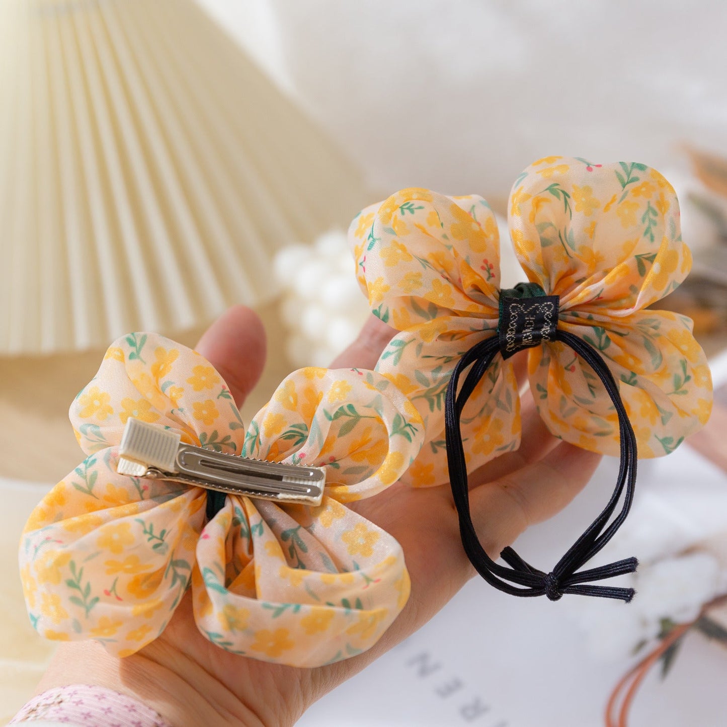 Girls Flower Print Accessories Headwear
