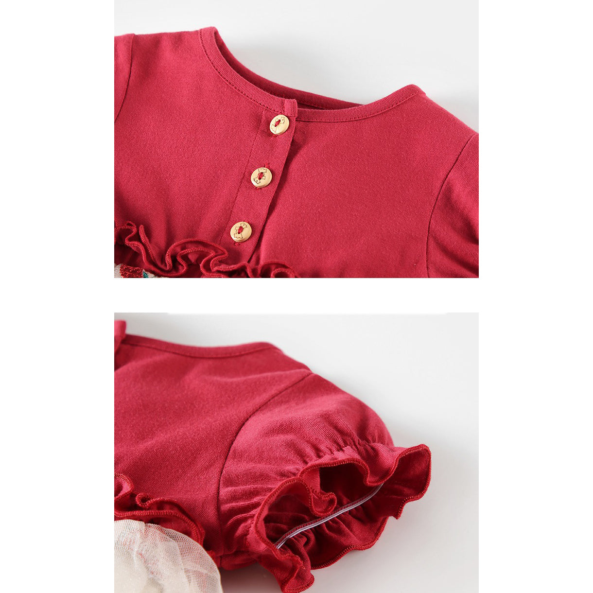 Baby Kid Girls Color-blocking Fruit Dresses And Solid Color Bow Accessories Socks Wholesale 22081106