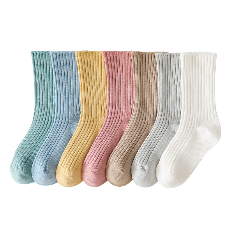 Baby Kid Unisex Solid Color Accessories Socks Wholesale 220831180