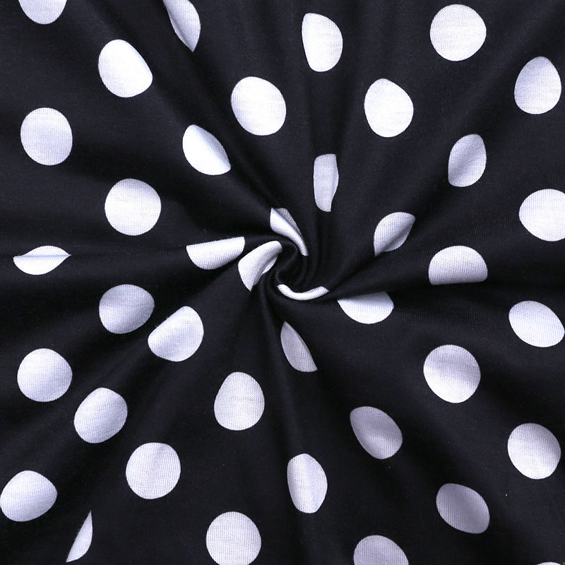 Baby Kid Girls Polka dots Cartoon Print Halloween Dresses