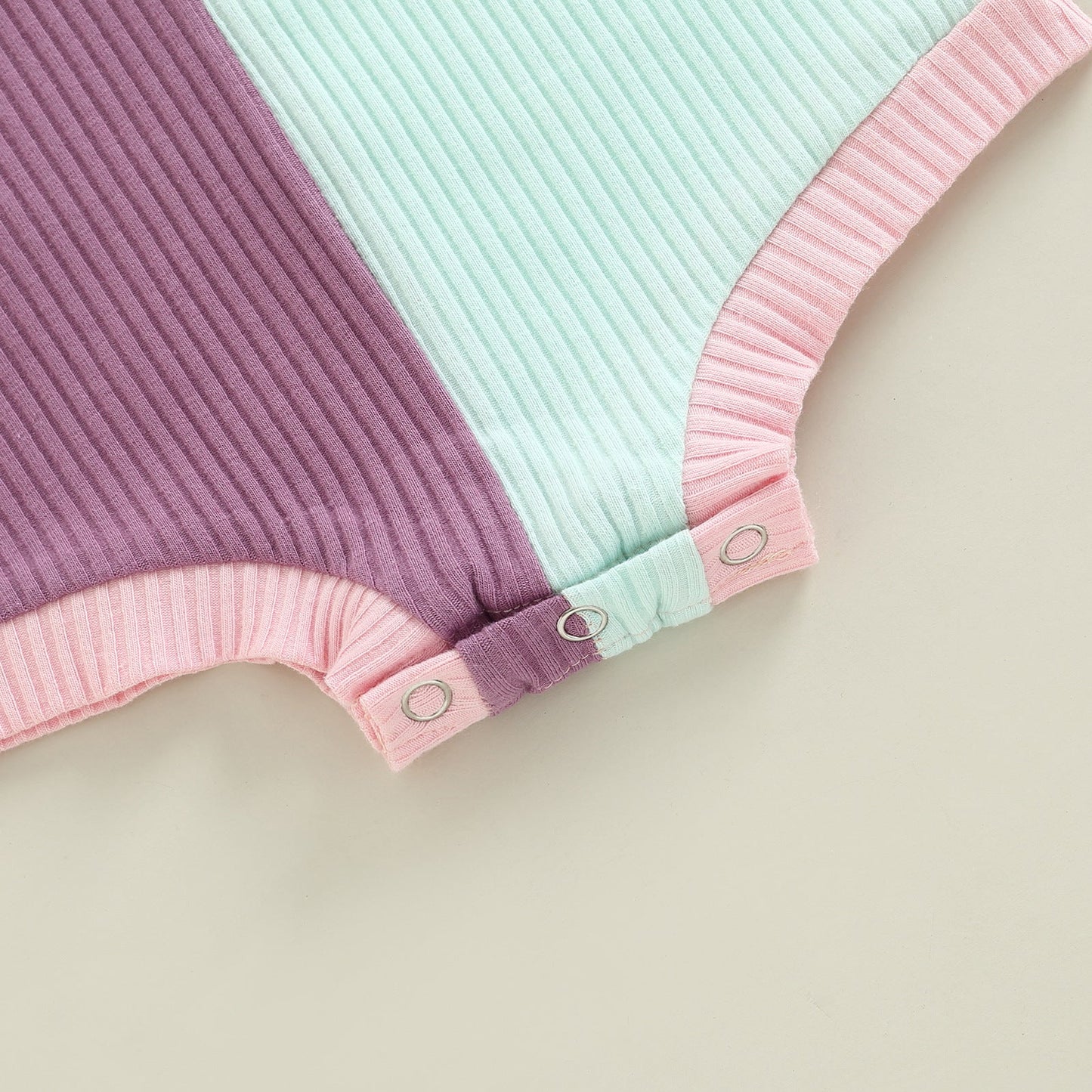Baby Girls Color-blocking Rompers Accessories Headwear
