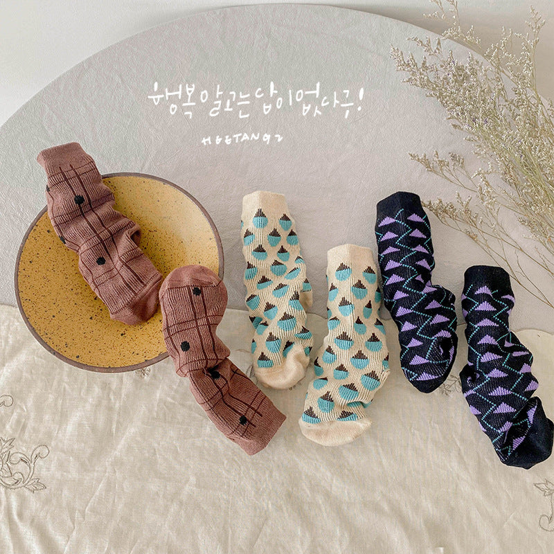Unisex Color-blocking Accessories Socks Wholesale 230114290