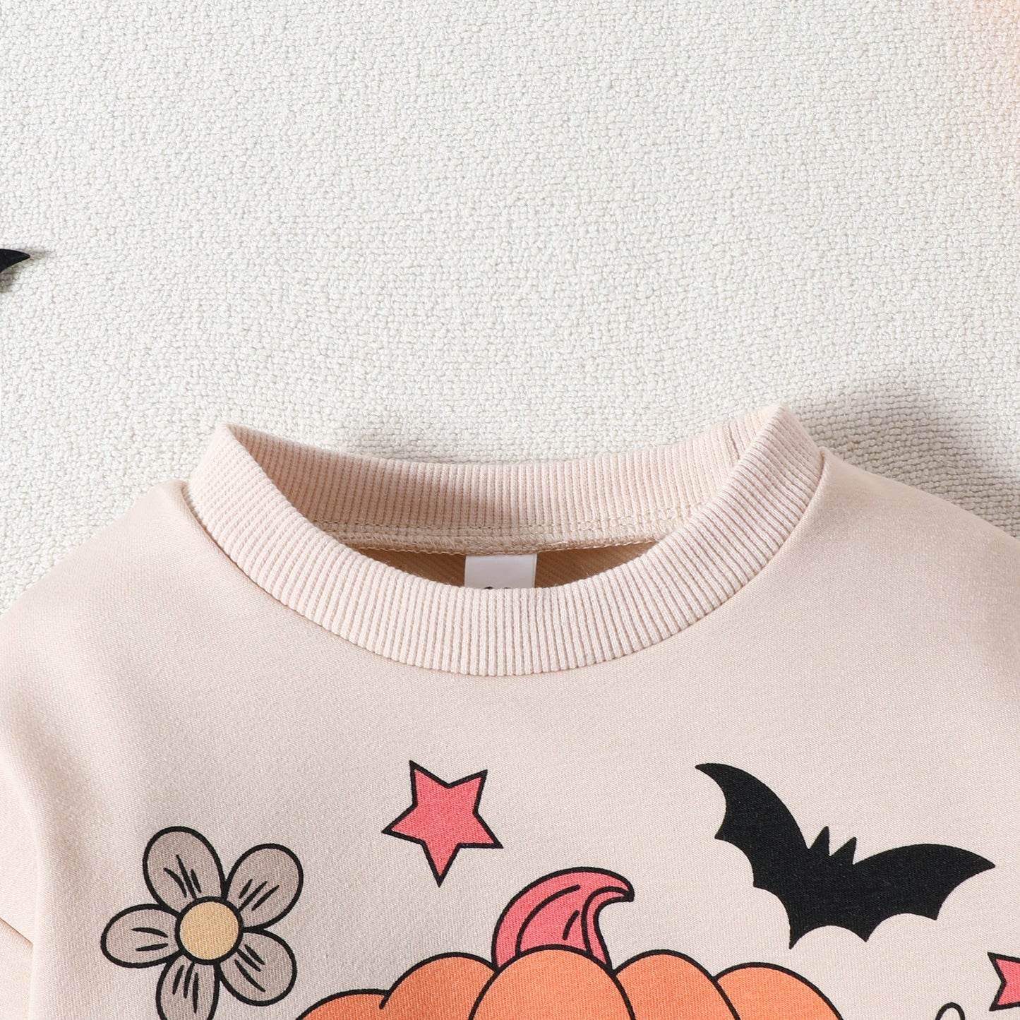 Baby Girls Boys Letters Print Halloween Rompers