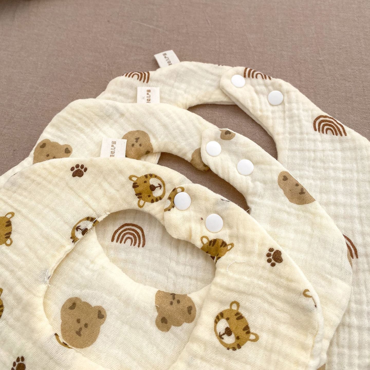 Baby Girls Boys Cartoon Print Baby Bibs Wholesale