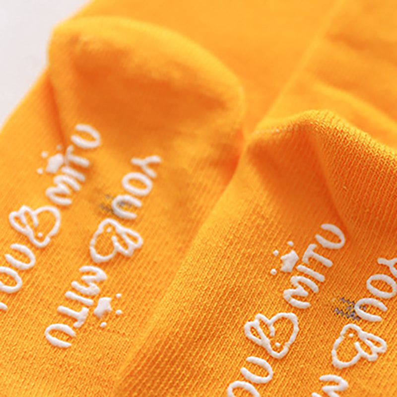Baby Kid Girls Boys Striped Letters Animals Cartoon Socks