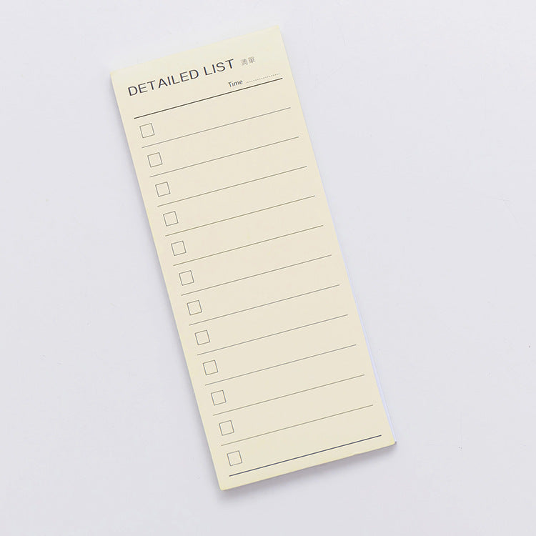 Paper Daily Weekly Monthly List Sticky Notes