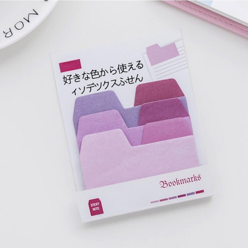 Gradient Multi-color Index Paper Convenience Stickers