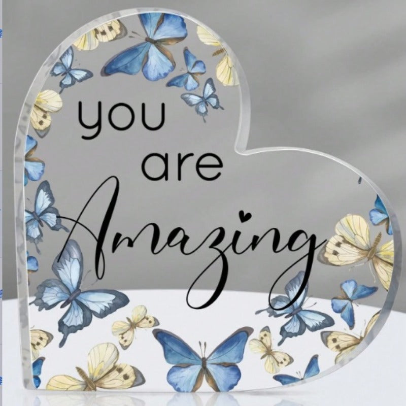 Transparent and Caring Acrylic Ornaments for Mother's