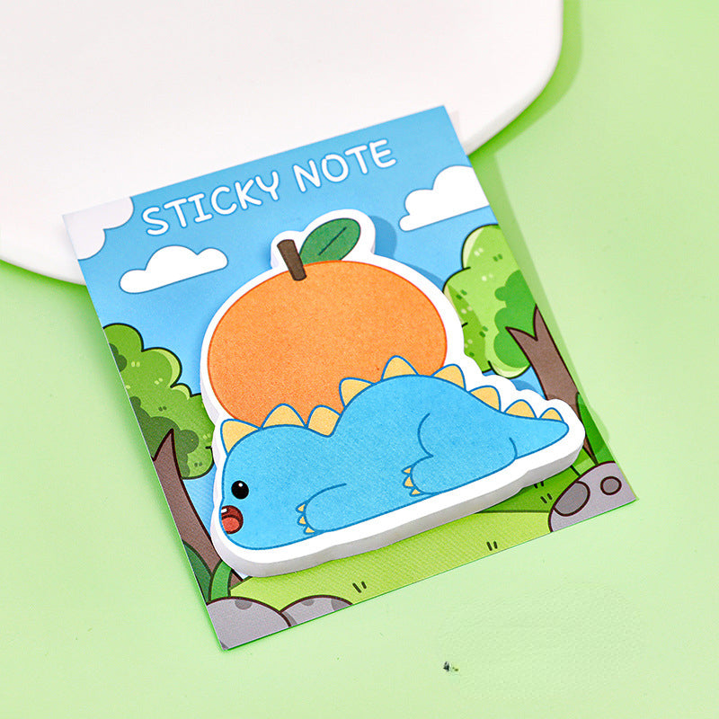 Paper Cartoon Dinosaur Shaped Convenience Stickers