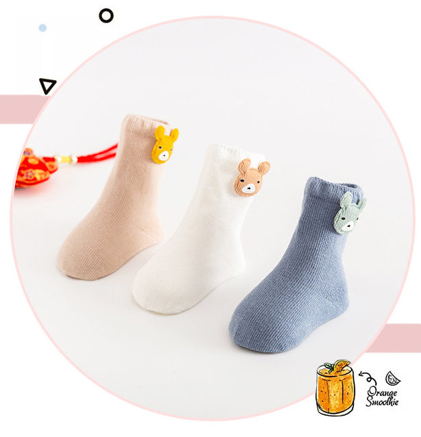 Baby Kid Girls Boys Fruit Dinosaur Animals Cartoon Socks