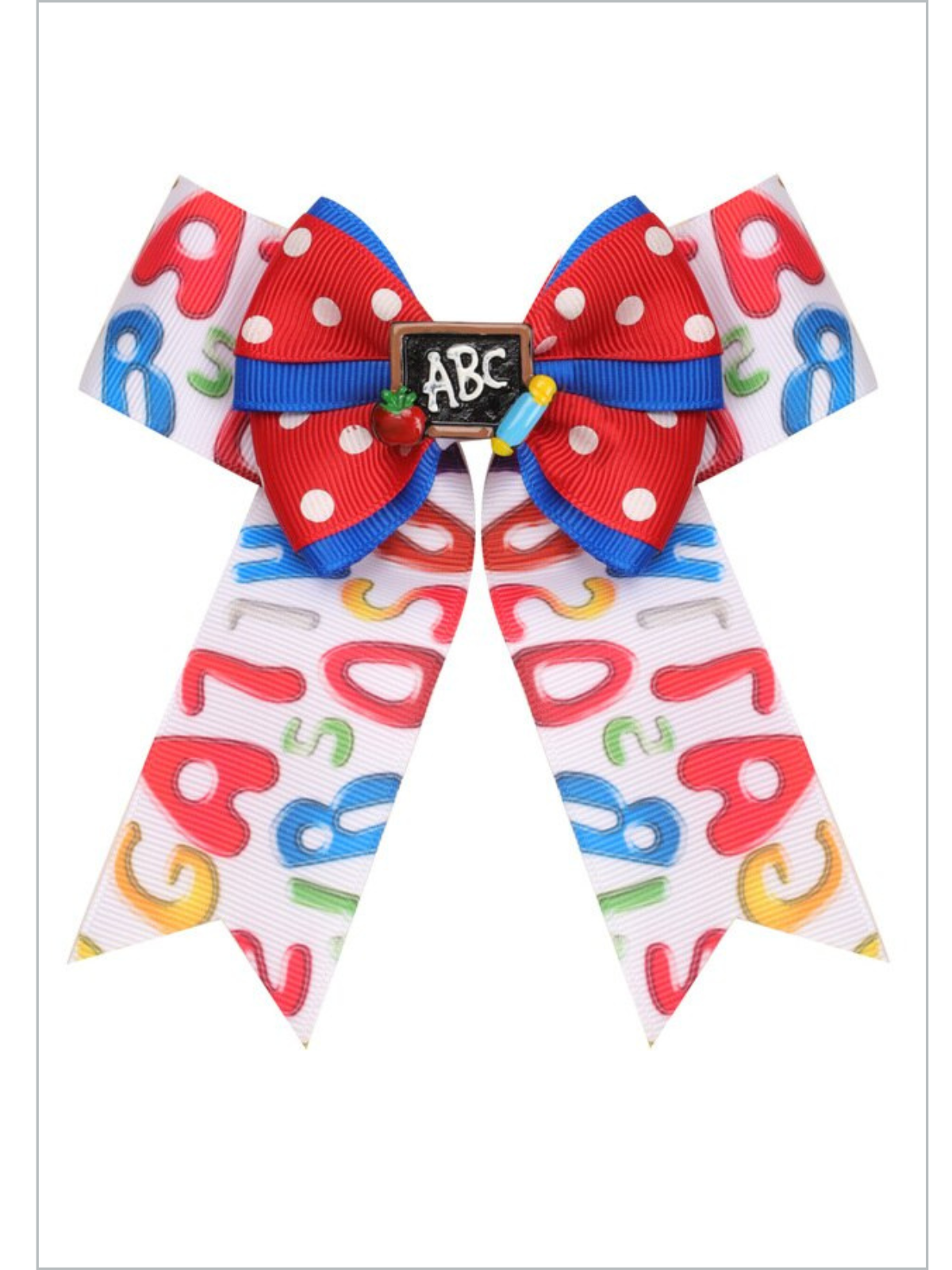 Star Pupil Printed Hair Bow