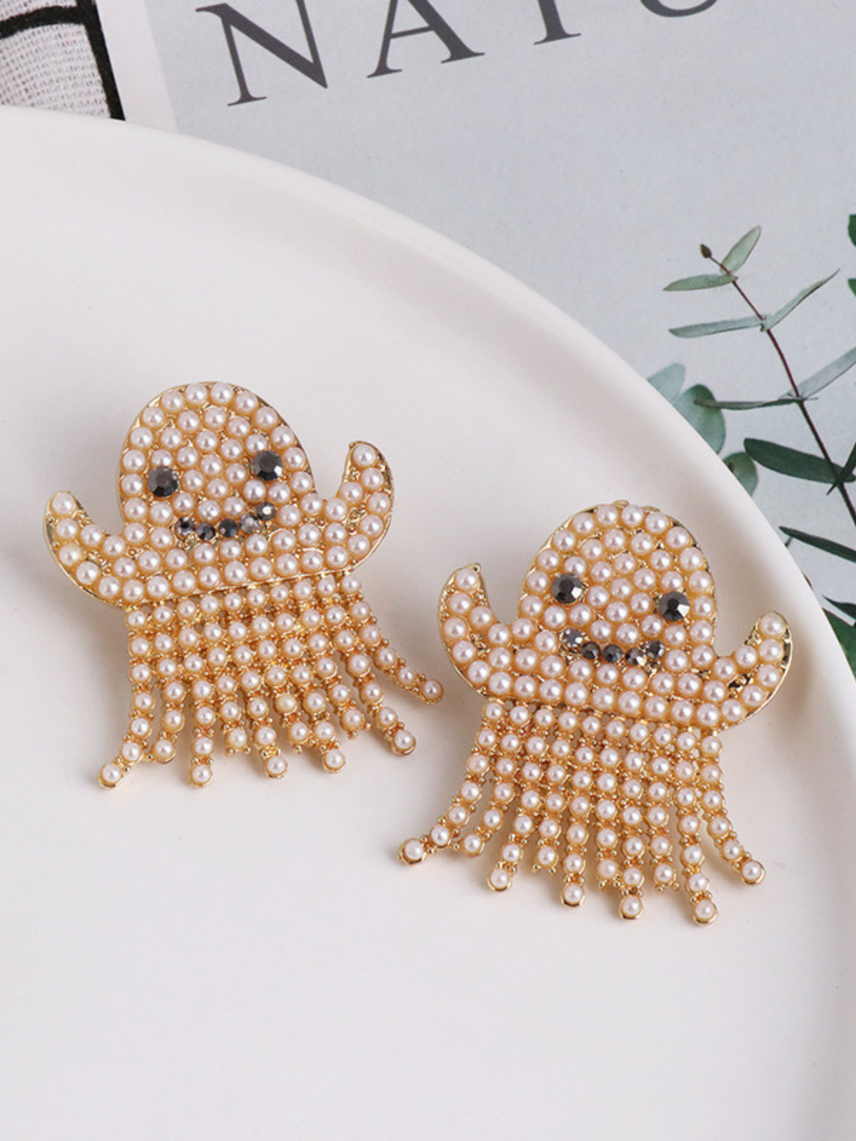 Girls Spook Me Not Bedazzled Ghost Earrings