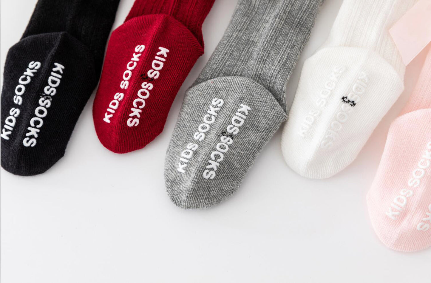 Baby Kid Girls Letters Color-blocking Bow Print Socks