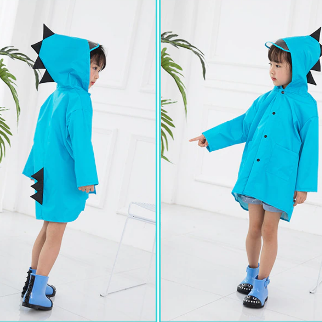 Lightweight Dinosaur Raincoat