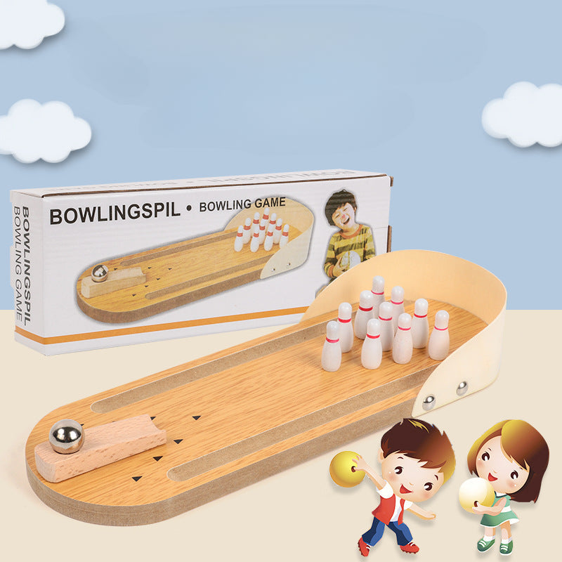 Early Education Wooden Bowling Children's Puzzle Toys