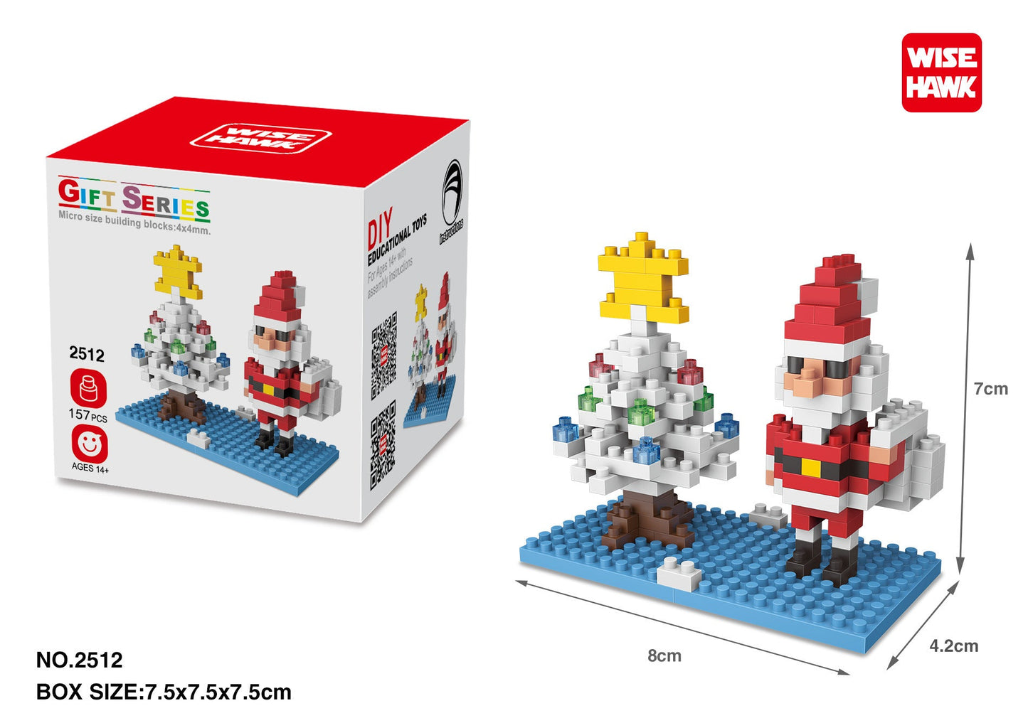 Christmas ABS Mini Diamond Small Particle Building Blocks