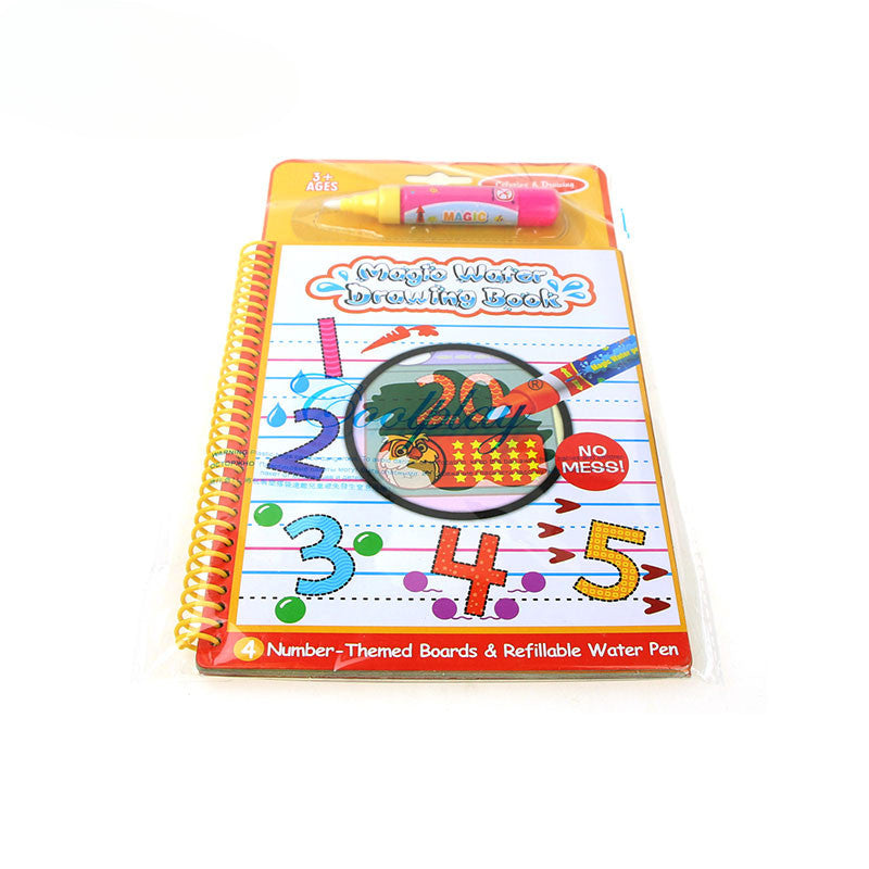 Children's Reusable Water Graffiti Paper Coloring Book Small Pens