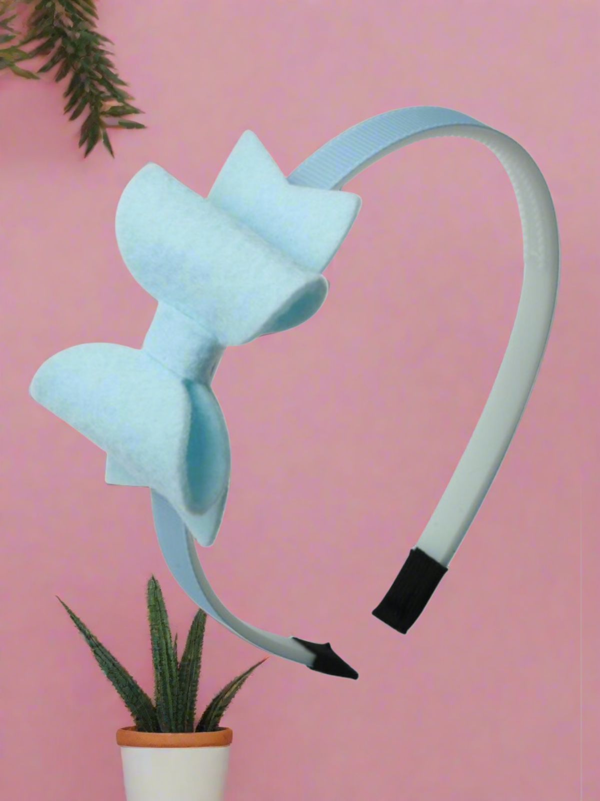 Shade Of Blue Felt Bow Headband