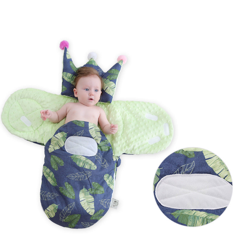 Baby Print Swaddle Blanket Sleeping Bag