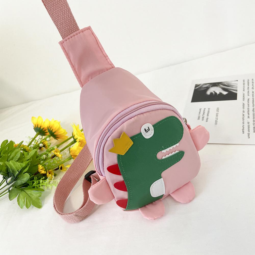 Cartoon Cute Little Dinosaur Nylon Children Diagonal Bag