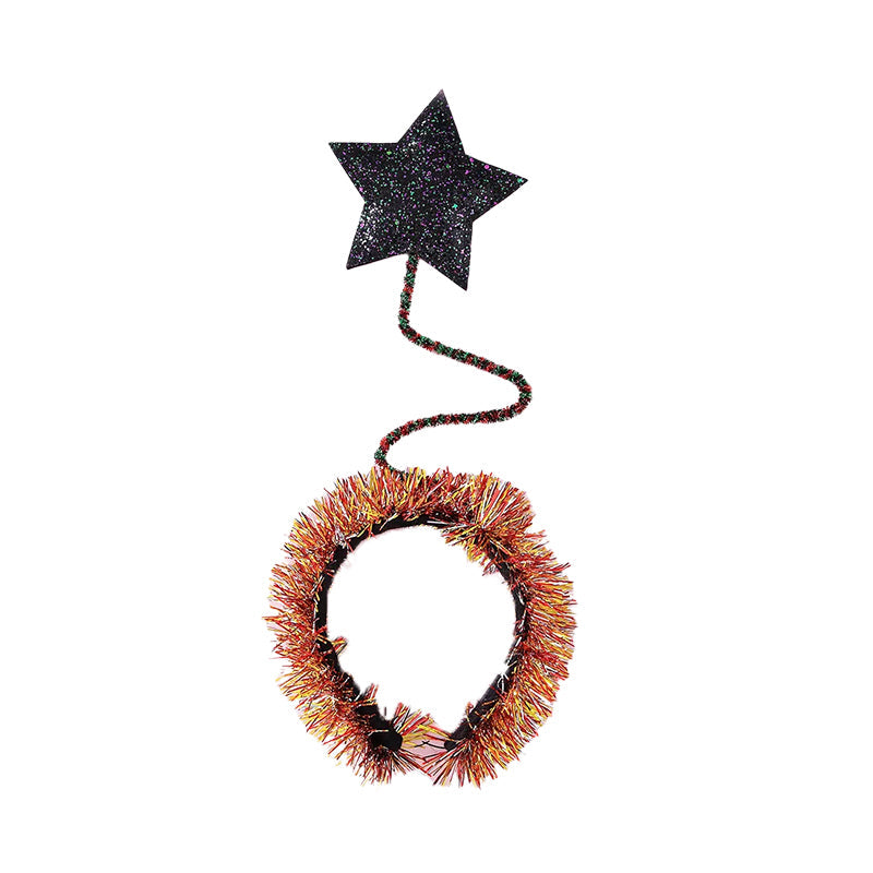 Christmas Kid Girl Sequins Star Headband