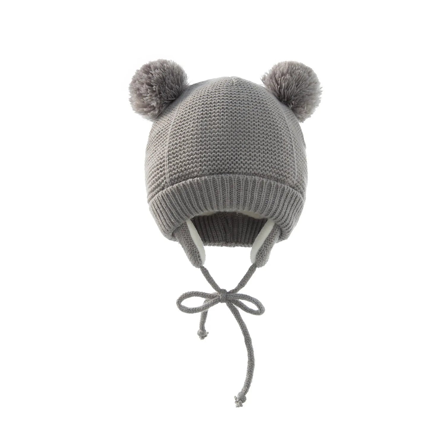 Cute Knitted Pompom Baby Hat & Glove - Winter Essential for Newborns