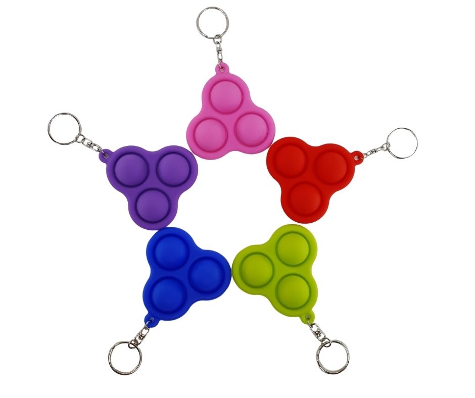 5 Pieces Simple Dimple Trio Silicone