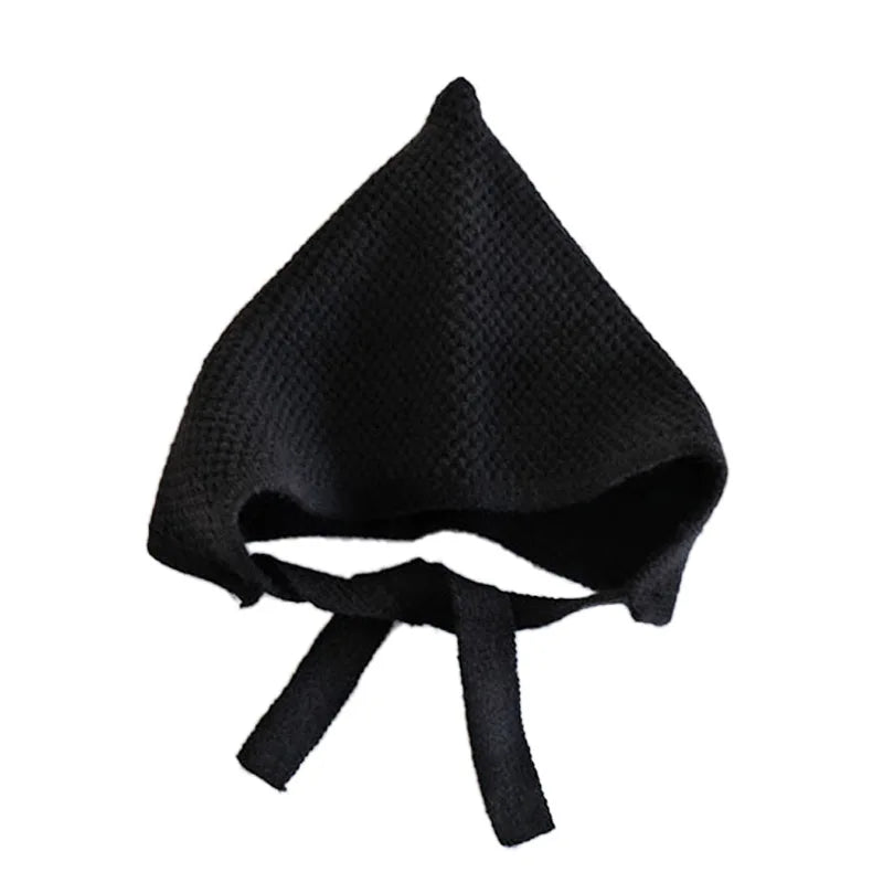 Kids Knit Wool Hat: Warm Solid Color Cap