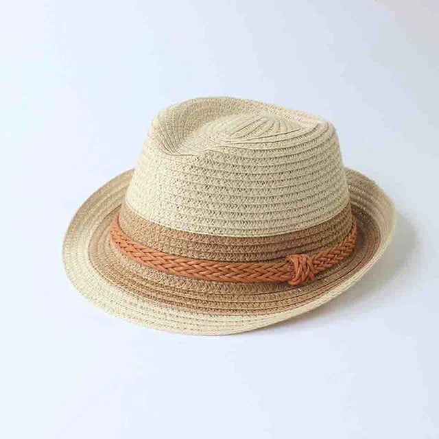 Boys Trendy Colorblock Woven Hat