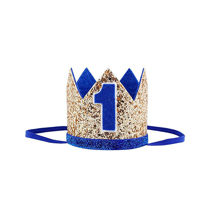 Glitter Number Birthday Crown