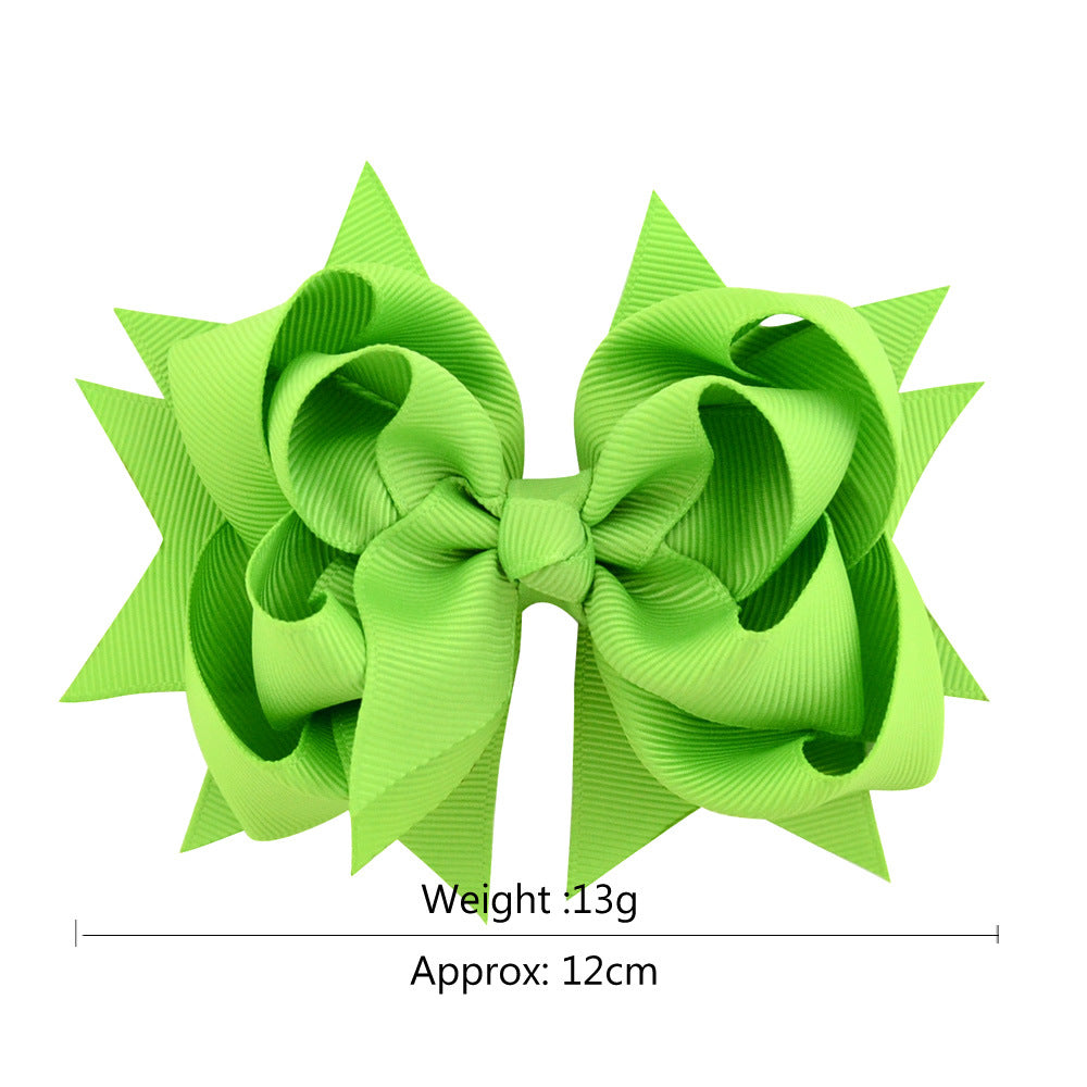 LARGE KNOTTED BOW HAIR CLIPS